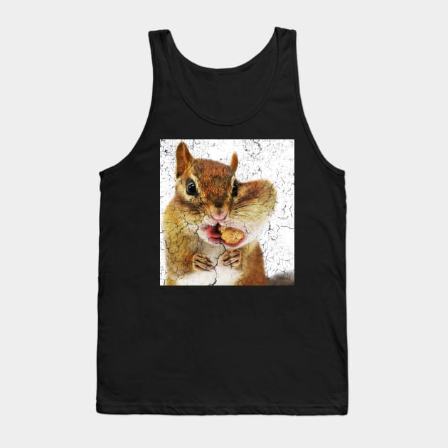 CUTE SQUIRREL FACE Tank Top by Rhasani Tong Go